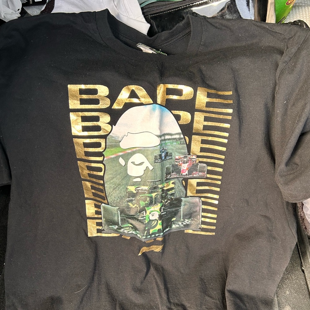 BAPE x Formula 1 Racing Tee Shirt - XXL